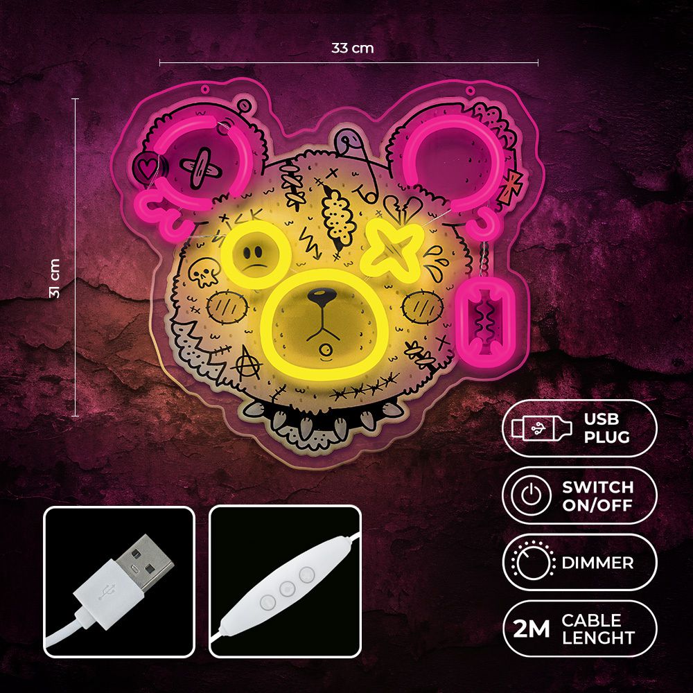 led-neon-art-punk-teddy-bear-d